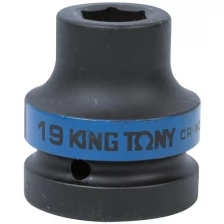 Головка торцевая ударная шестигранная 1", 19 мм KING TONY 853519M