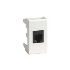 Dkc 45038 Комп.роз. RJ45 кат.5e, 8P8C, Viva, белая, 1мод