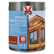 Акриловый антисептик для дерева HYDRO PROTECTION полуглянец Каштан 2,5л.