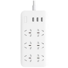 Удлинитель Xiaomi Mi Power Strip 6 розеток+3 USB (White/Белый)