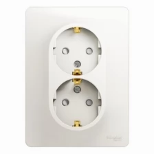 Розетка Schneider Electric GSL000626 GLOSSA, 16 А, с защитной шторкой, с заземлением