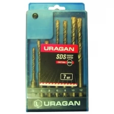 Uragan Буры по бетону SDS-Plus 7шт Uragan 901-25554-H7