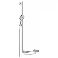 Душевой набор hansgrohe Raindance Select S 120 3jet со штангой 110 см, левосторонний 26324400