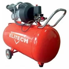 Компрессор Elitech КПМ 360/100 коакс. масл,вх. 360л/мин,8бар,2.2кВт,100л,72кг арт. 198648