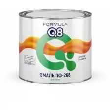 Эмаль ПФ-266 для пола алкидная Formula Q8, глянцевая, 0,9 кг, желто-коричневая