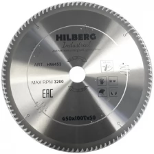 Диск пильный Hilberg Industrial Дерево 450*50*100Т HW453