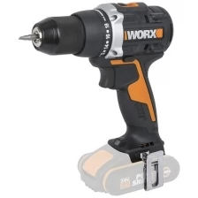 Дрель-шуруповерт аккумуляторная WORX WX102.9, 20В, 60Нм, бесщеточная, без АКБ и ЗУ