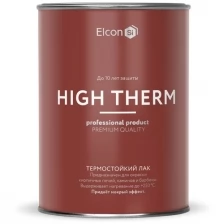 Лак Термостойкий Elcon High Therm (1 л) 1/12