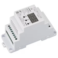 Конвертер SMART-K37-DMX (12-24V, SPI, DIN, 2.4G) (ARL, Металл)