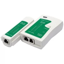 Тестер кабеля AT15252 LAN, телефон - для utp/stp RJ-45, RJ-12