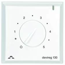 140F1010 Терморегулятор DEVIreg D-130 16А накладной с датчиком пола DEVI