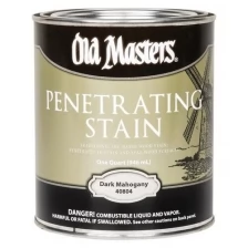 Пропитка по дереву для внутренних работ Penetration Stain Old Masters, прозрачная база Natural, 3,78 литра