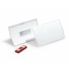 Бейдж Durable Click Fold 40x75mm магнитный полипропилен Transparent 8212-19