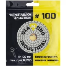 Круг алмазный шлифовальный АГШК черепашка 100 мм №100 Diamond Industrial