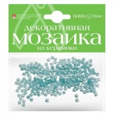 Мозаика декоративная из керамики 4Х4 ММ,200 ШТ., голубой, Арт. 2-333/09