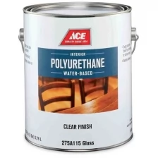 Водный лак для внутренних работ Poly-Finish Great Finishes Water-Based Ace Paint, 3,78, блеск глянцевый