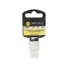 Головка торцевая 1/2" TORX E16 с держателем эврика ER-91605H