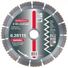 Алмазный отрезной круг Metabo 180X2,3X22,23 ММ, "PROFESSIONAL", "UP", универсальный (628115000)