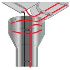 Кабель греющий саморегулирующийся REXANT POWER Line 30SRL-2CR, 9 м/270 Вт 51-0656